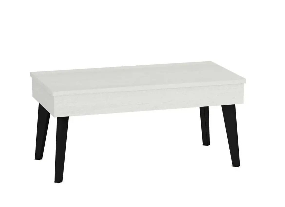 Mesa de Centro Elevable 100x50 cm con Pata Metálica Inclinada M814