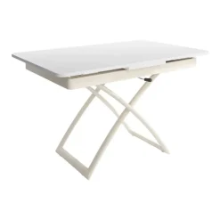 Mesa de Centro Elevable y Extensible con Ruedas LLANES
