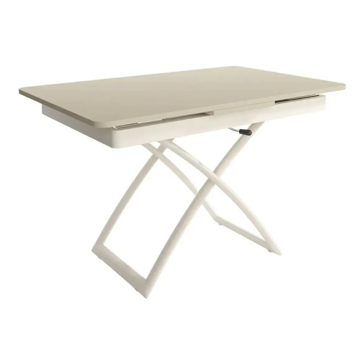 Mesa de Centro Elevable y Extensible con Ruedas LLANES