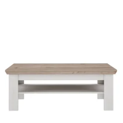 Mesa de Centro en Blanco Roto y Roble ILOPPA L35