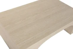 Mesa de Centro Estructura de Madera Travertino MB-221949