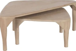 Mesa de Centro Nido Set 2 de Madera de Mango MB-221943