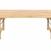 Mesa de Centro Plegable de Madera Reciclada Natural MB-229858