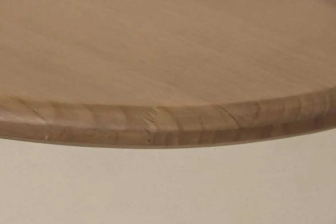 Mesa de Centro Rectangular en MDF y Madera de Abeto Crema MB-227612