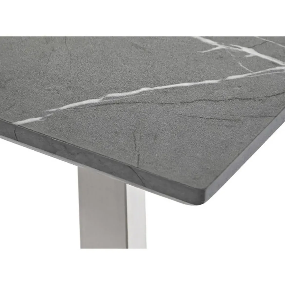 Mesa de Centro Superficie de MDF y Patas de Acero MB-193560