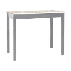 Mesa de Cocina Alta Aluminio con Tapa Laminada SENA 119/AL
