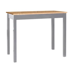 Mesa de Cocina Alta Aluminio con Tapa Laminada SENA 119/AL