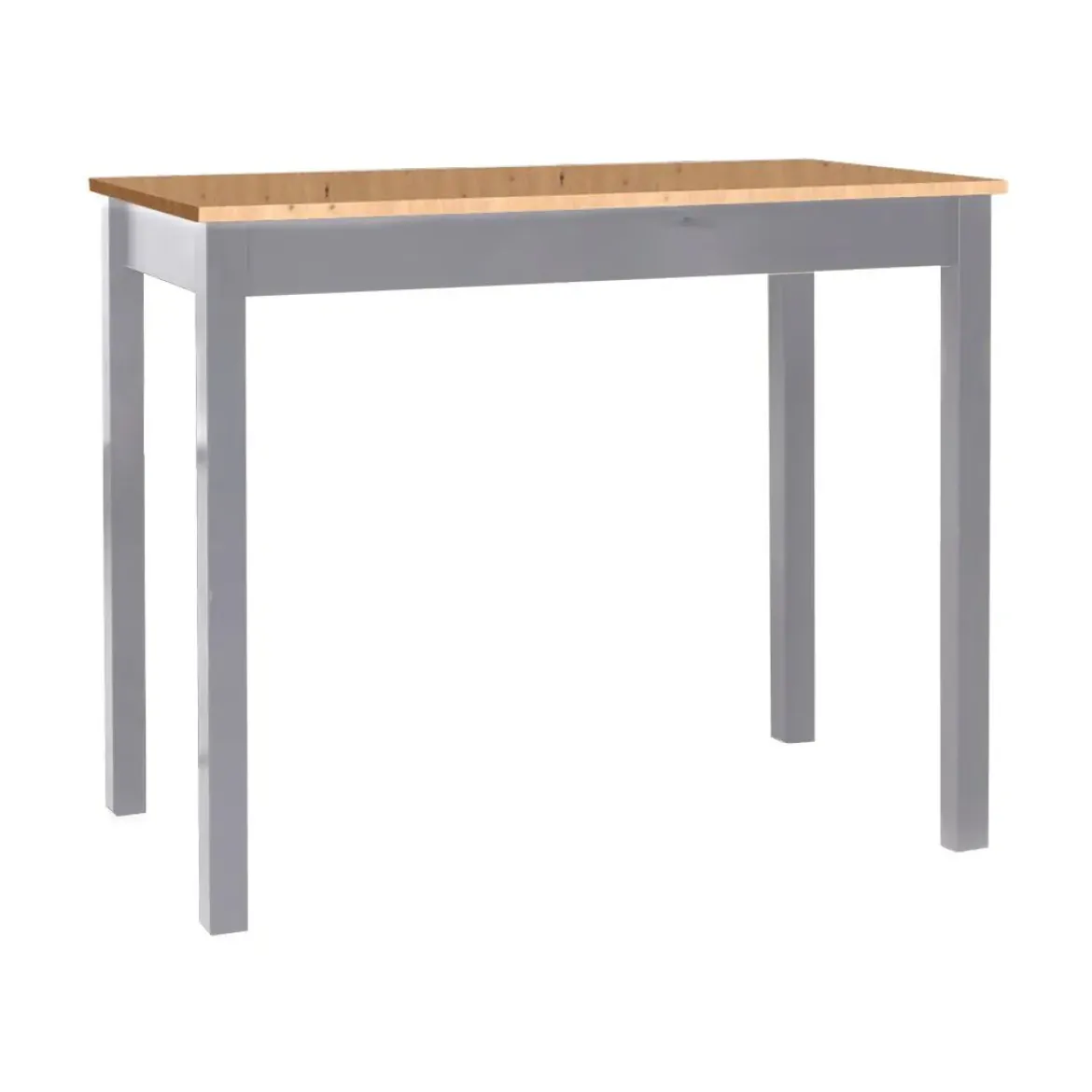 Mesa de Cocina Alta Aluminio con Tapa Laminada SENA 119/AL