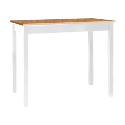 Mesa de Cocina Alta Blanca con Tapa Laminada SENA 119/BL