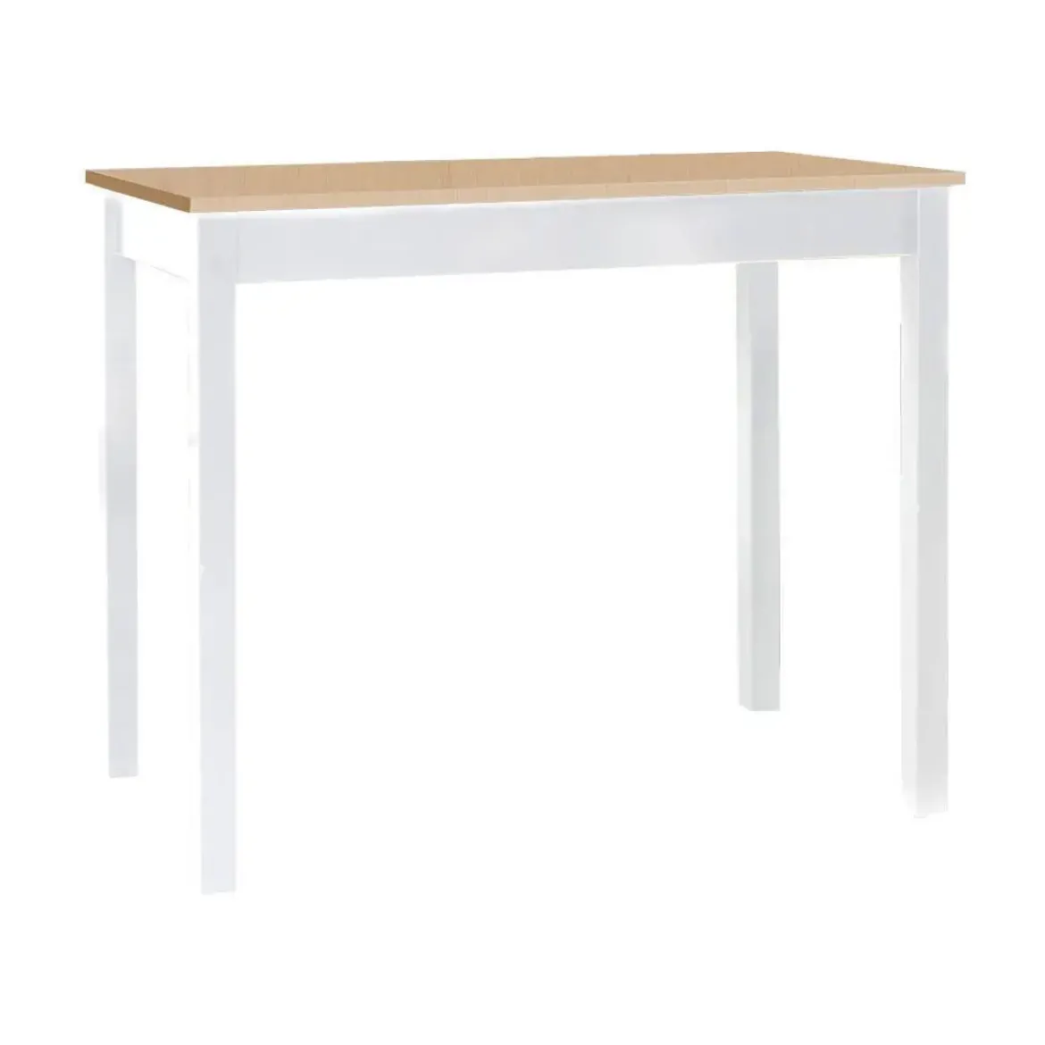 Mesa de Cocina Alta Blanca con Tapa Laminada SENA 119/BL