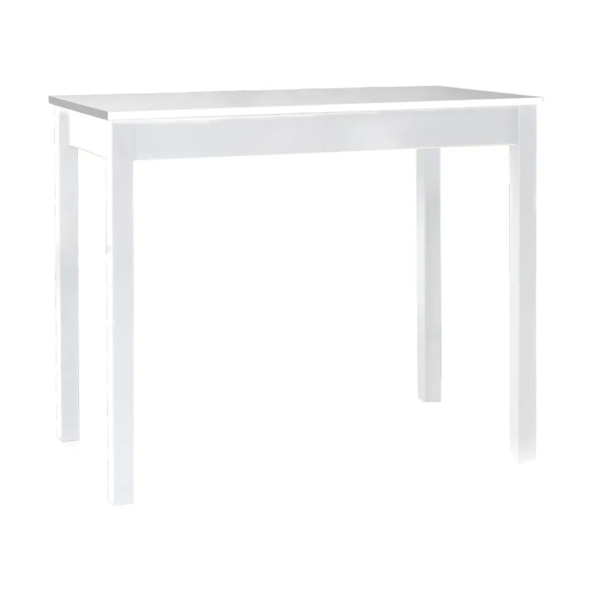 Mesa de Cocina Alta Blanca con Tapa Laminada SENA 119/BL