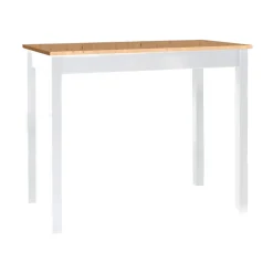 Mesa de Cocina Alta Blanca con Tapa Laminada SENA 119/BL
