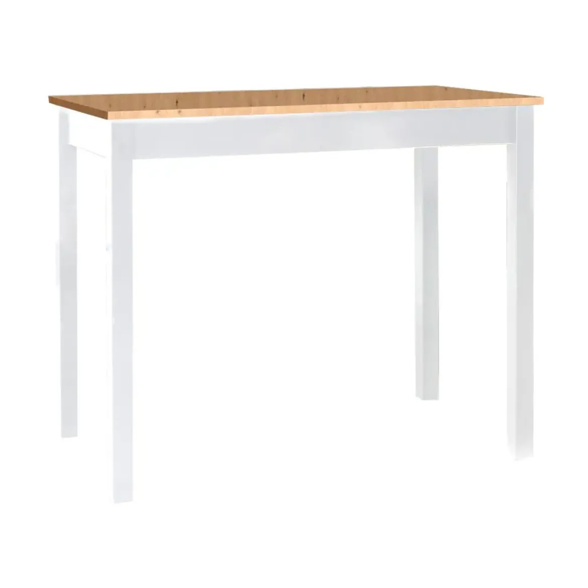 Mesa de Cocina Alta Blanca con Tapa Laminada SENA 119/BL
