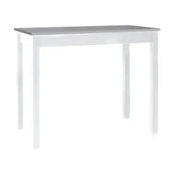 Mesa de Cocina Alta Blanca con Tapa Laminada SENA 119/BL