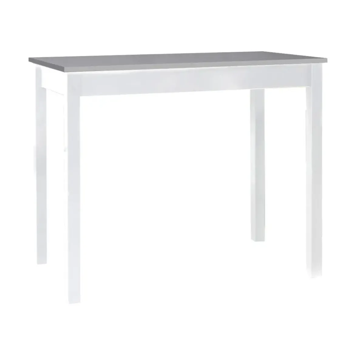 Mesa de Cocina Alta Blanca con Tapa Laminada SENA 119/BL