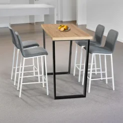 Mesa de Cocina Alta con Estructura de Aluminio JAZMIN