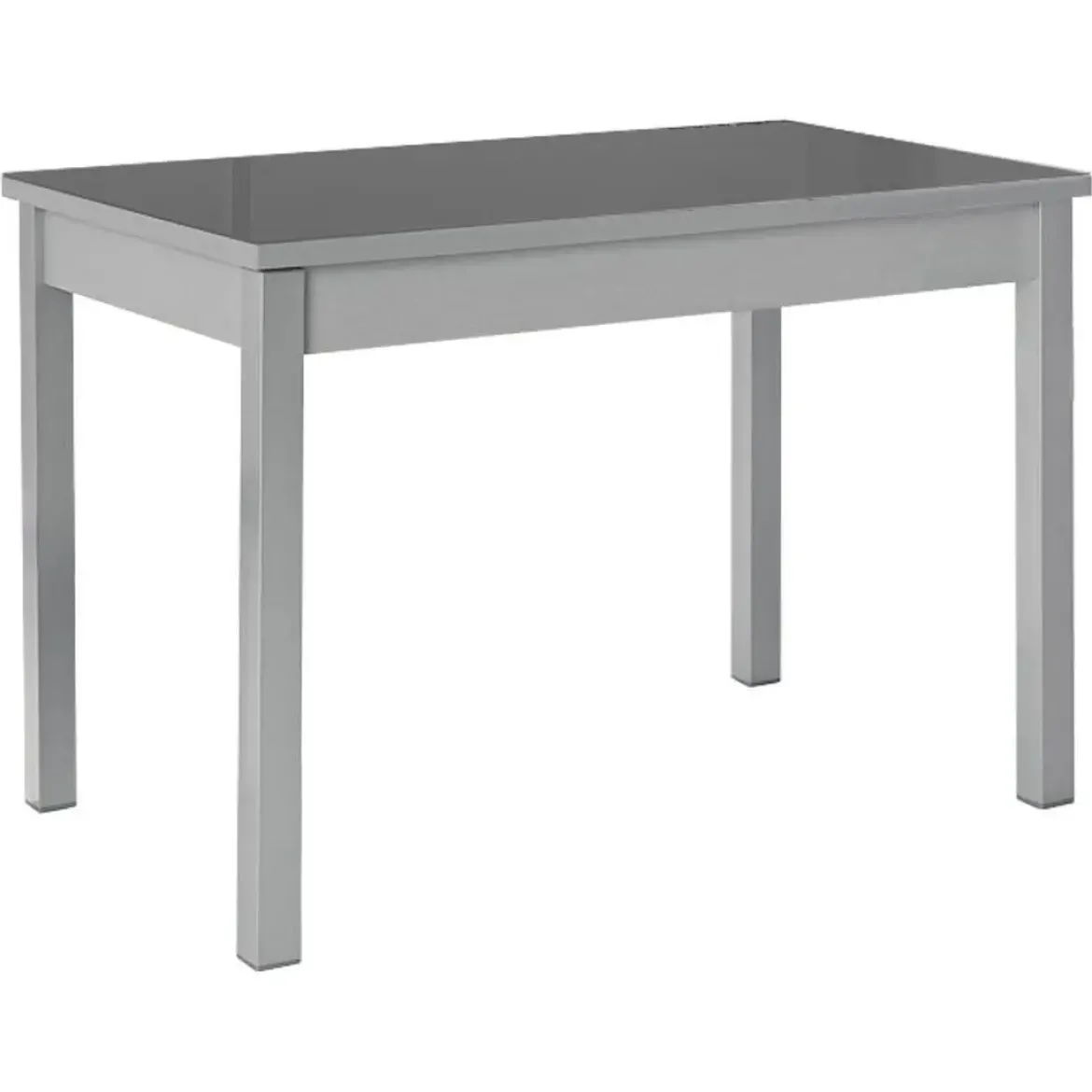 Mesa de Cocina Aluminio con Tablero de Cristal CIGALES 156
