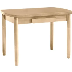 Mesa de Cocina de Madera Extensible con Apertura de Alas 0317