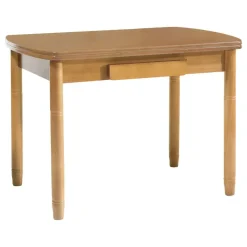 Mesa de Cocina de Madera Extensible con Apertura de Alas 0317