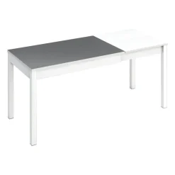 Mesa de Cocina Extensible Carro de Aluminio color Blanco VIENA 903