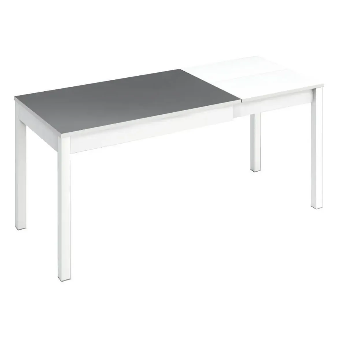 Mesa de Cocina Extensible Carro de Aluminio color Blanco VIENA 903
