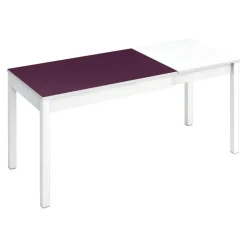 Mesa de Cocina Extensible Carro de Aluminio color Blanco VIENA 903