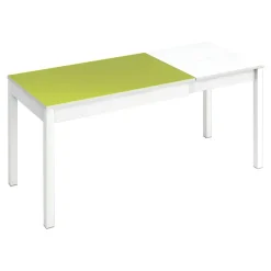 Mesa de Cocina Extensible Carro de Aluminio color Blanco VIENA 903
