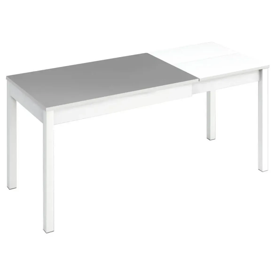 Mesa de Cocina Extensible Carro de Aluminio color Blanco VIENA 903