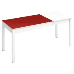 Mesa de Cocina Extensible Carro de Aluminio color Blanco VIENA 903