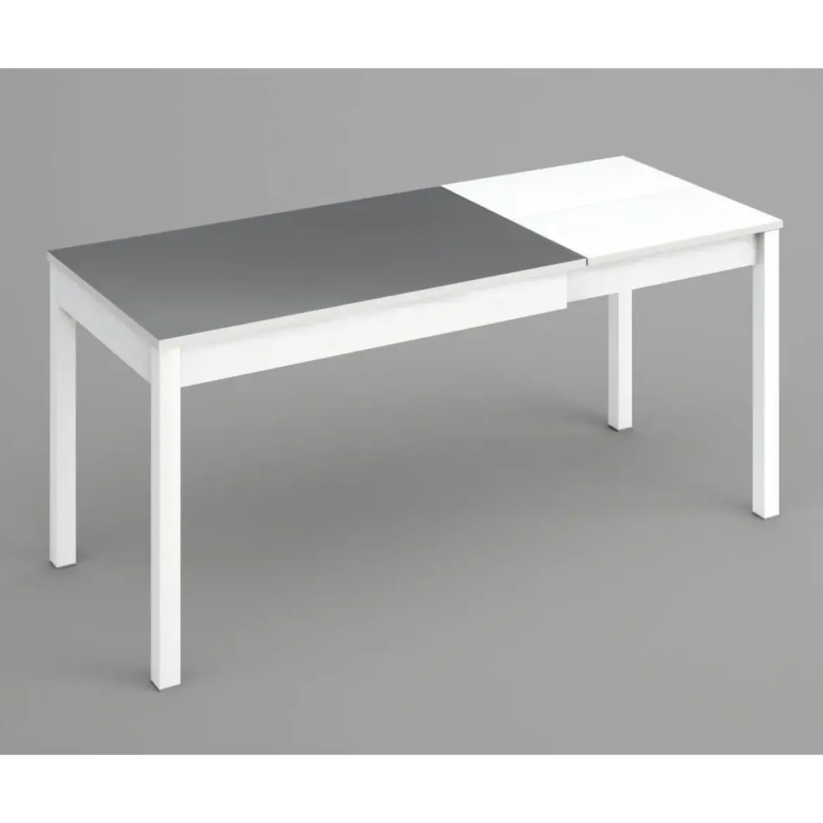Mesa de Cocina Extensible Carro de Aluminio color Blanco VIENA 903