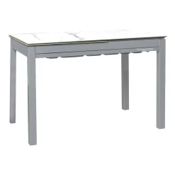 Mesa de Cocina Extensible Carro Doble con Tapa Laminada PESCARA