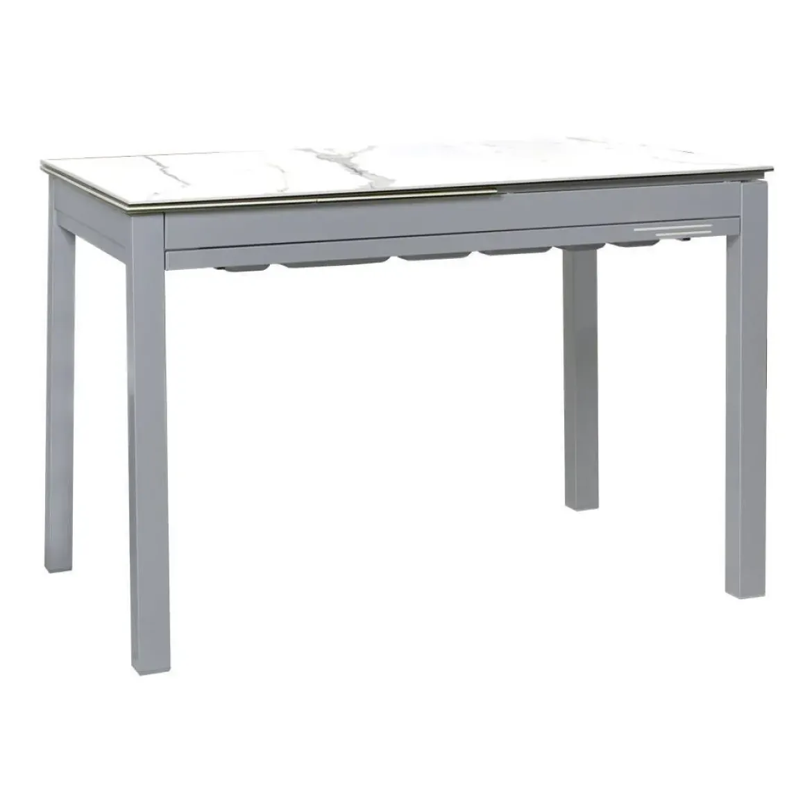 Mesa de Cocina Extensible Carro Doble con Tapa Laminada PESCARA