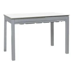 Mesa de Cocina Extensible Carro Doble con Tapa Laminada PESCARA