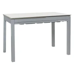 Mesa de Cocina Extensible Carro Doble con Tapa Laminada PESCARA