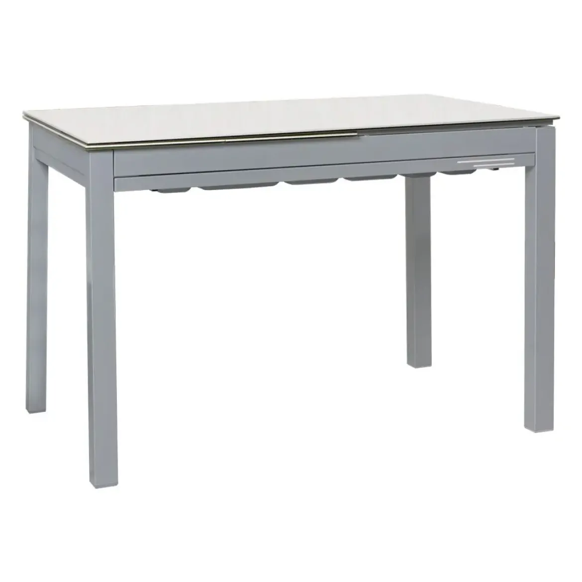 Mesa de Cocina Extensible Carro Doble con Tapa Laminada PESCARA