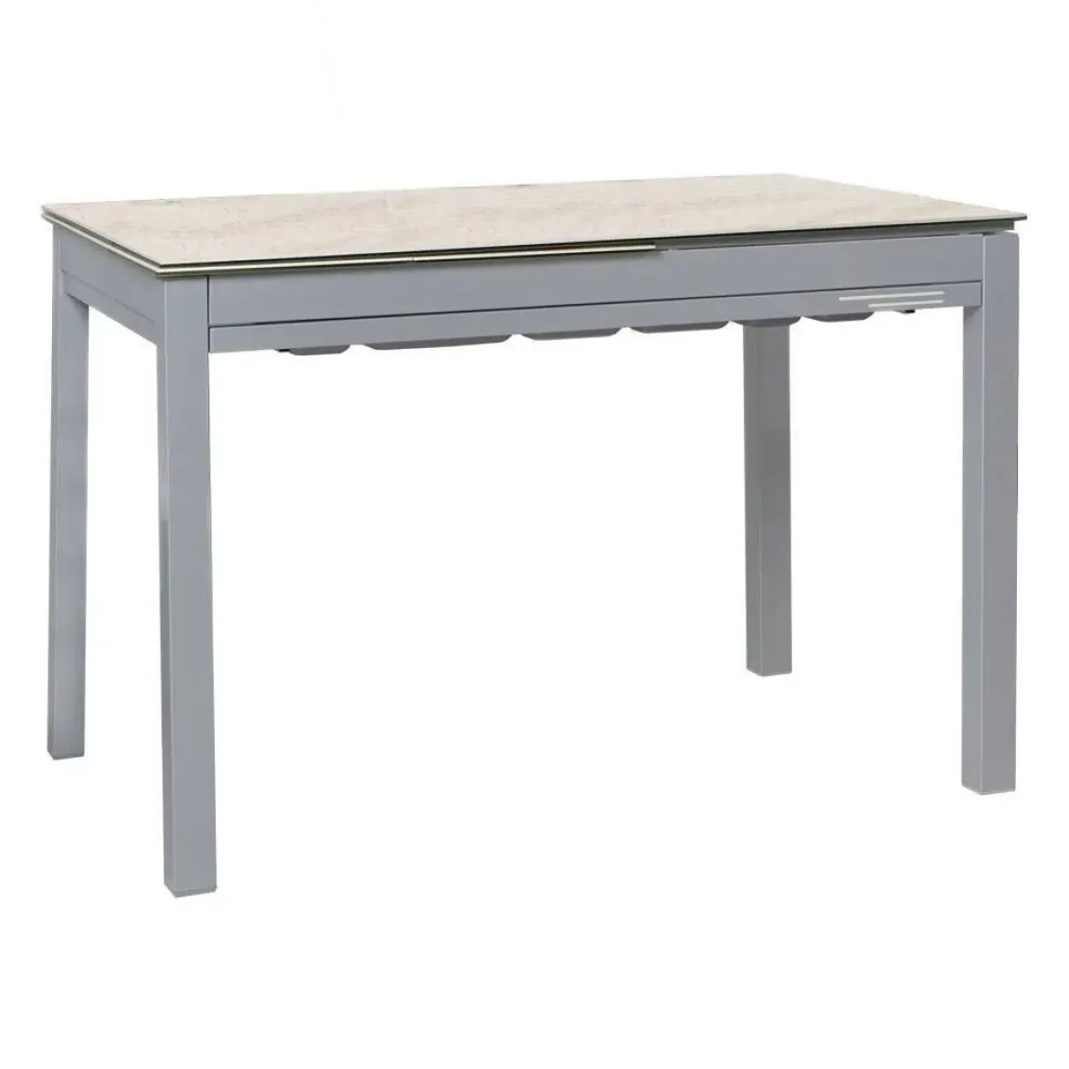 Mesa de Cocina Extensible Carro Doble con Tapa Laminada PESCARA