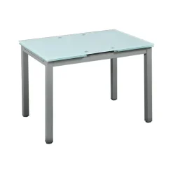Mesa de Cocina Extensible con Patas de Metal color Gris