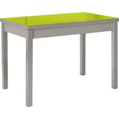 Mesa de Cocina Extensible con Tablero de Cristal PANES 814/AL