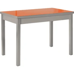 Mesa de Cocina Extensible con Tablero de Cristal PANES 814/AL