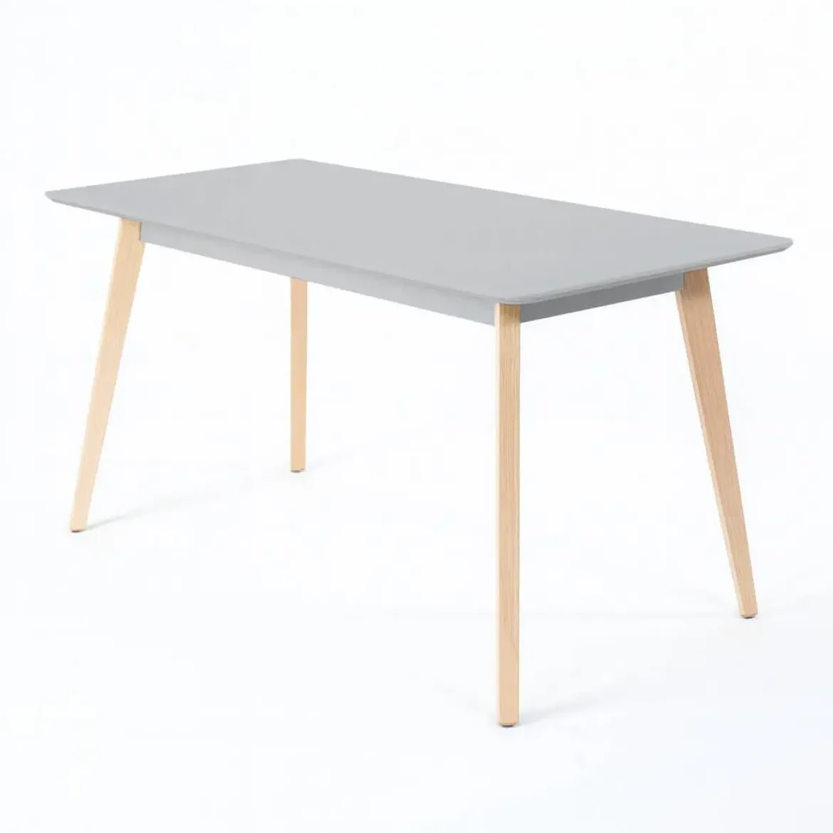 Mesa de Cocina Laminada con Patas de Madera LOTO
