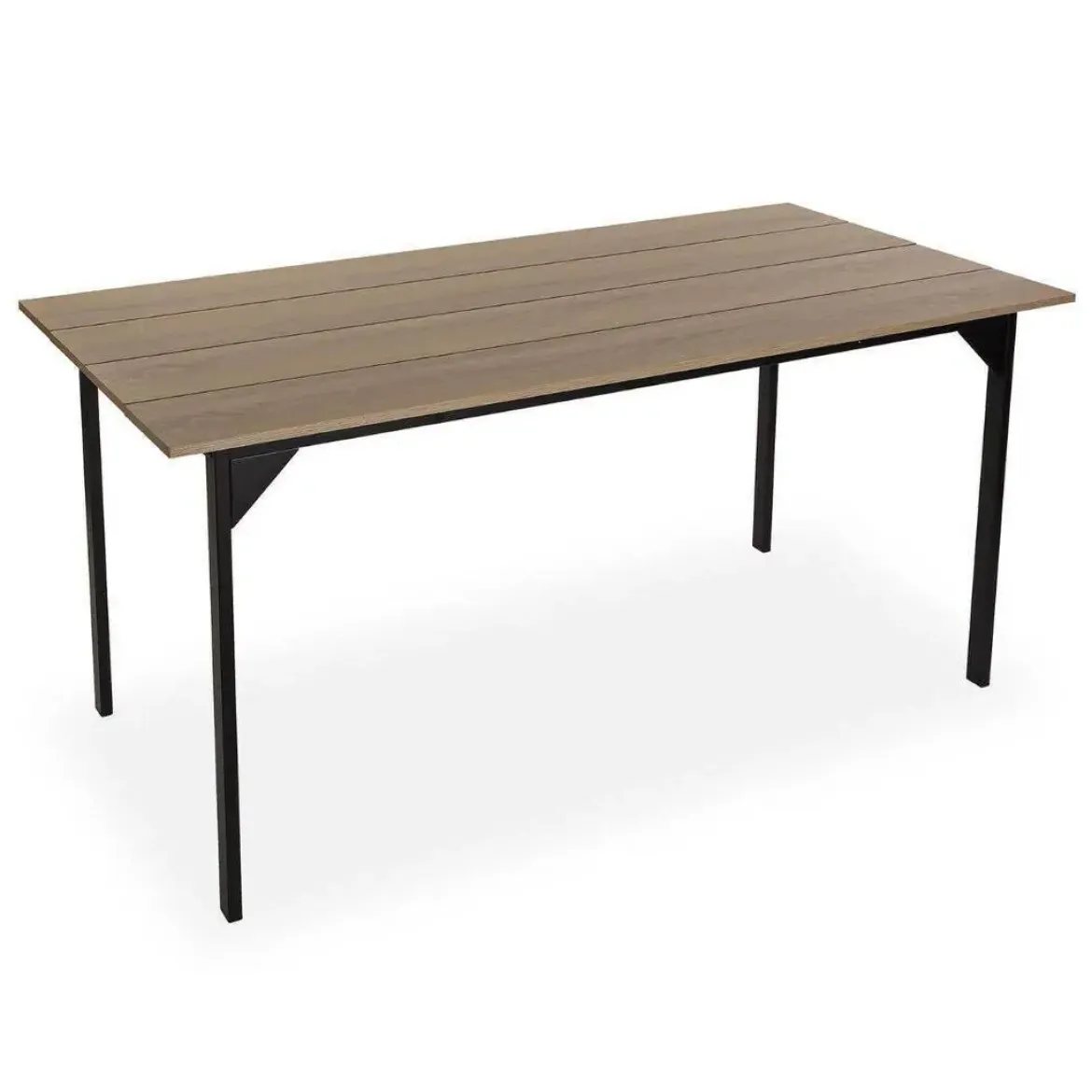 Mesa de Comedor con Patas de color Negro COLLINS