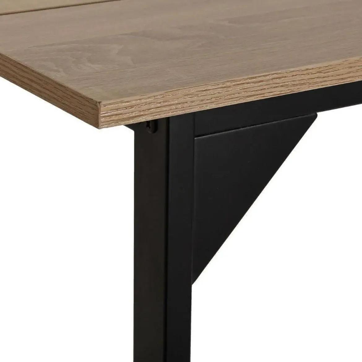 Mesa de Comedor con Patas de color Negro COLLINS