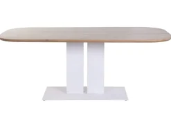 Mesa de Comedor de Madera de Acacia y Metal 240 cm MB-227288