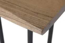 Mesa de Comedor de Madera de Acacia con Patas de Metal MB-226328