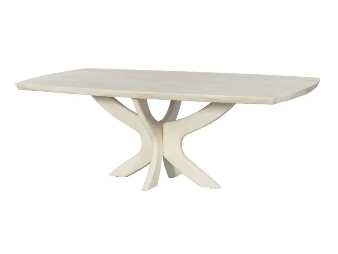 Mesa de Comedor de Madera de Mango 180x90 cm ISHAQ 35-183