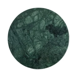 Mesa de Comedor de Madera de Mango y Mármol Verde 615817