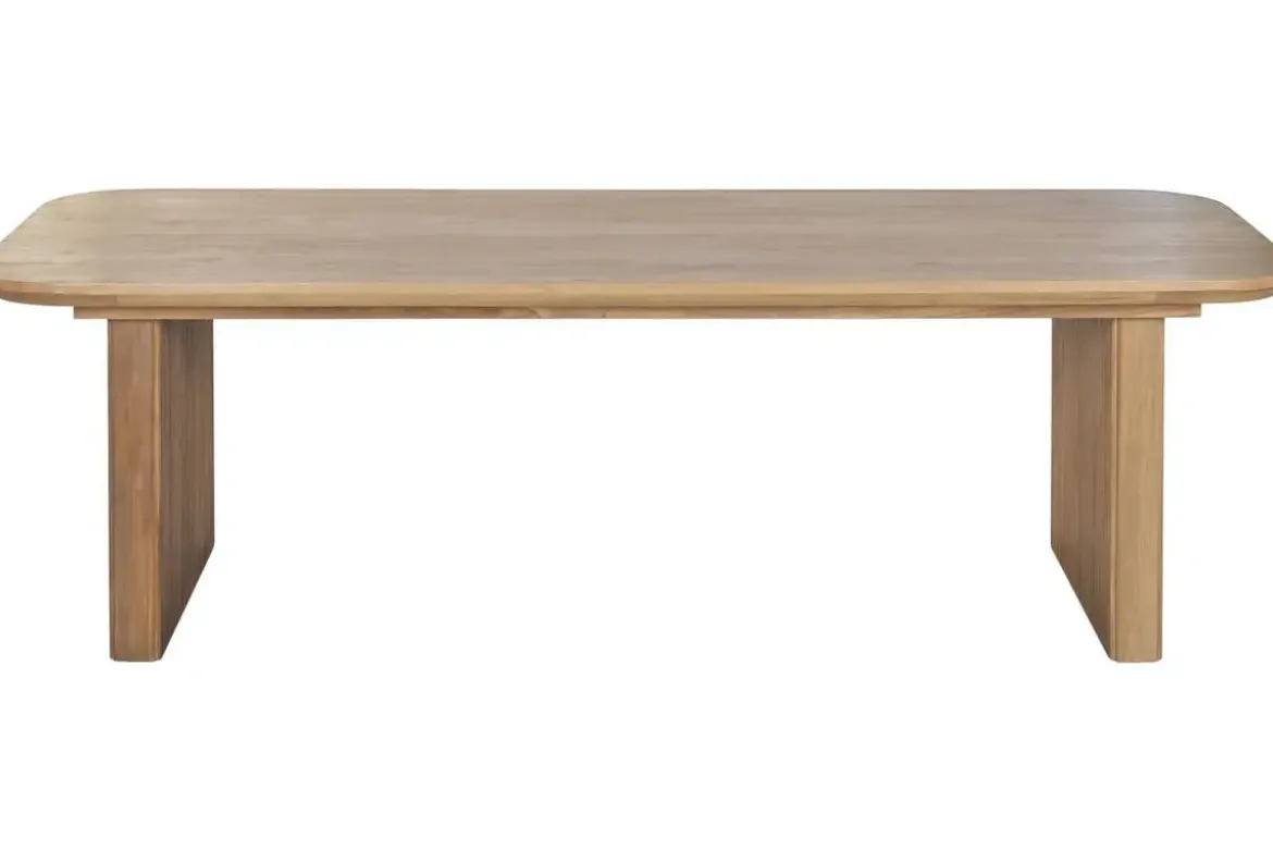 Mesa de Comedor de Madera de Teca 250 cm Natural MB-221789