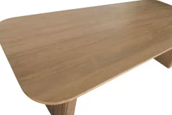 Mesa de Comedor de Madera de Teca 250 cm Natural MB-221789