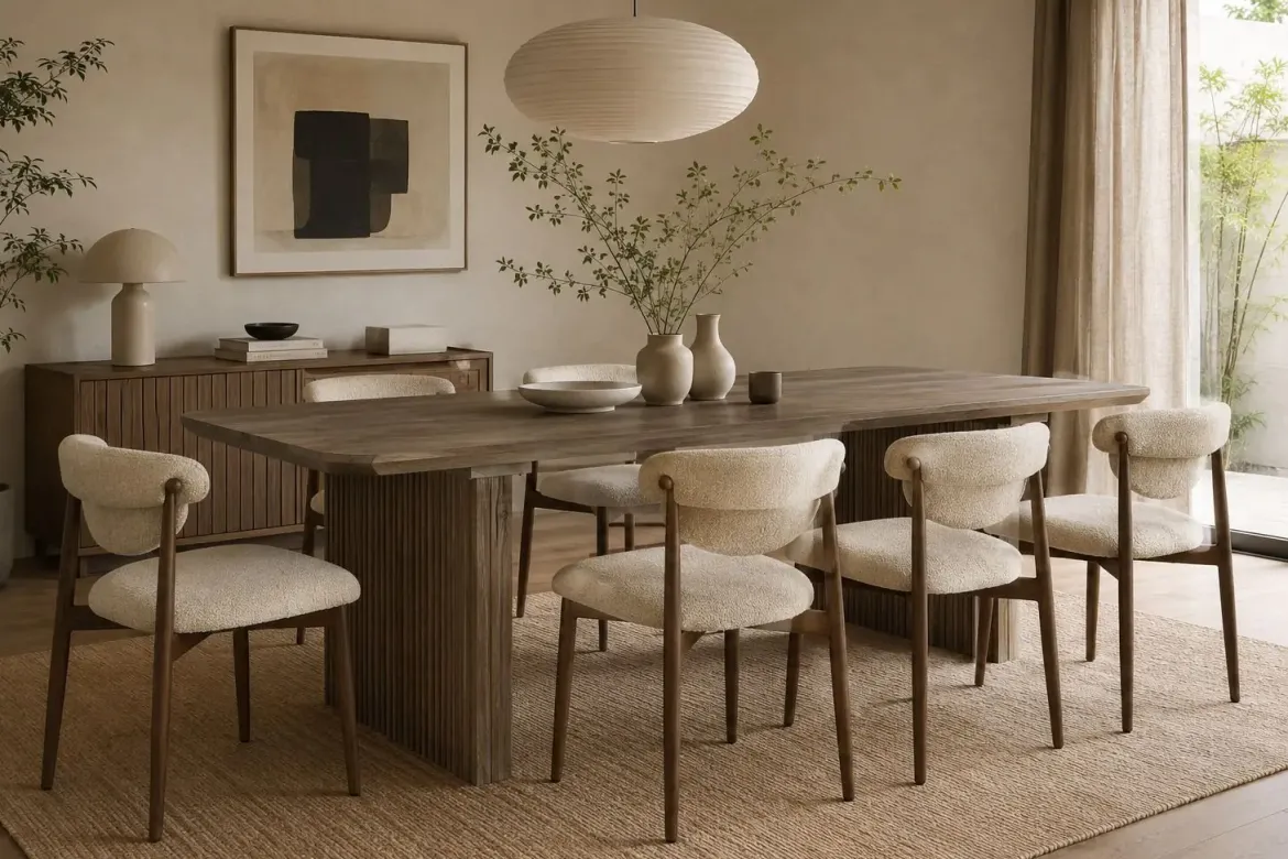 Mesa de Comedor de Madera de Teca 250 cm MB-215343