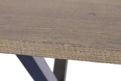 Mesa de Comedor de Teca con Patas de Metal MB-227262